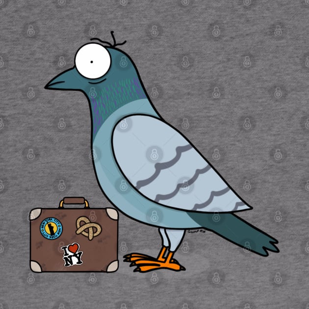 NYC Pigeon by Coconut Moe Illustrations